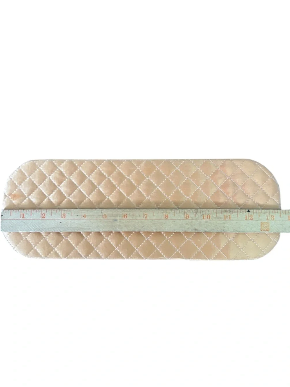 Vintage Gold Quilted Glove Keeper Box